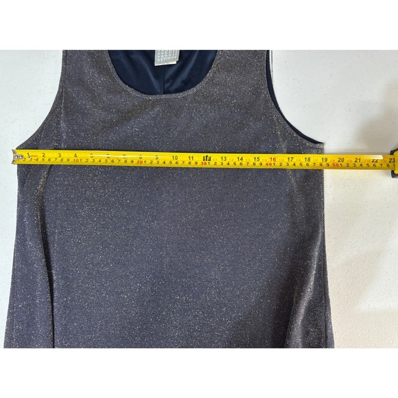 Vtg Rabbit Designs Womens 10M Sheath Dress Metallic Event Sparkle Party Shiny - Picture 3 of 9